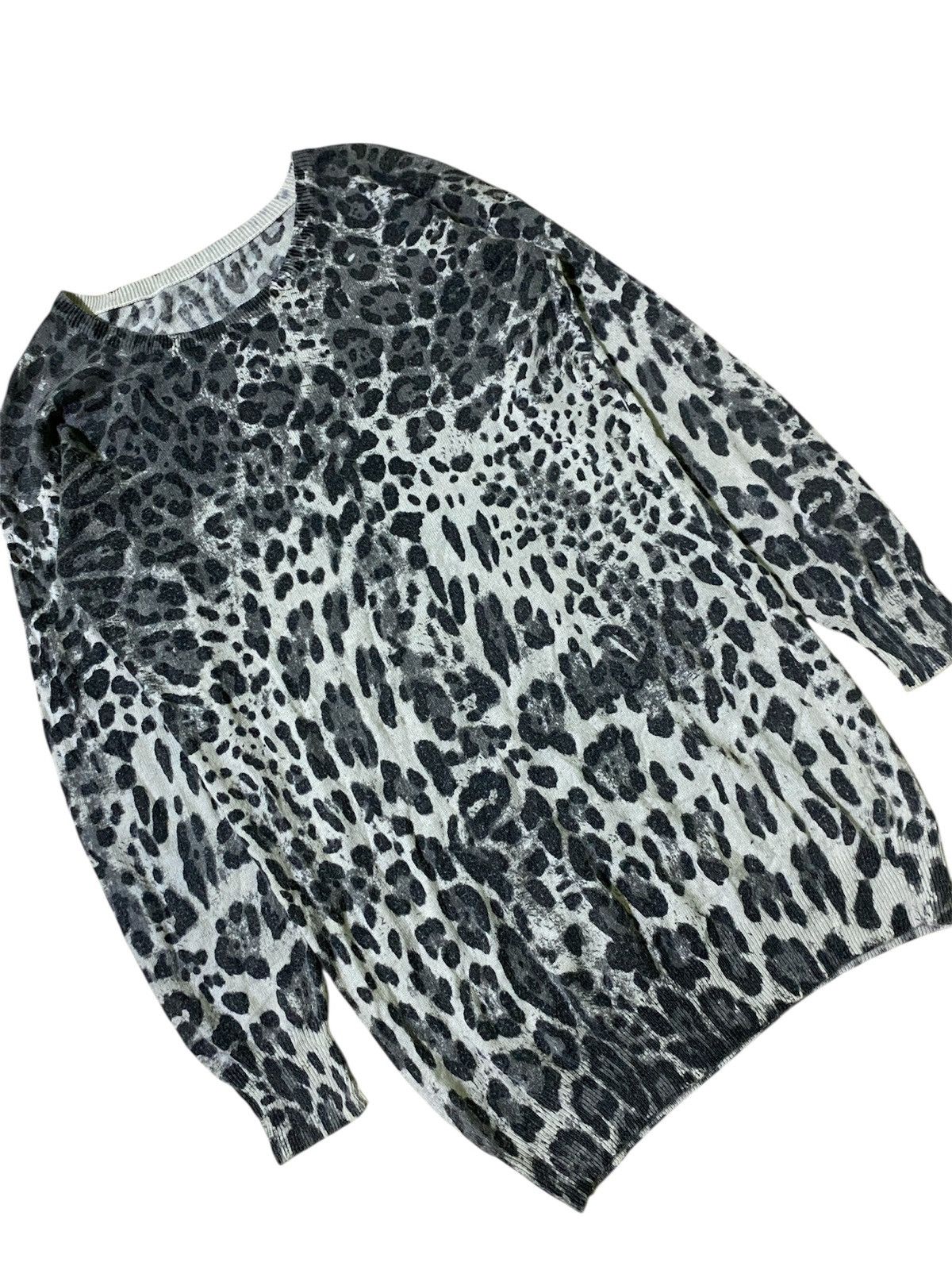 Le Grande Bleu (L.G.B.) KNITWEAR LEOPARD SKIN STYLE Size US L / EU 52-54 / 3 - 4 Thumbnail