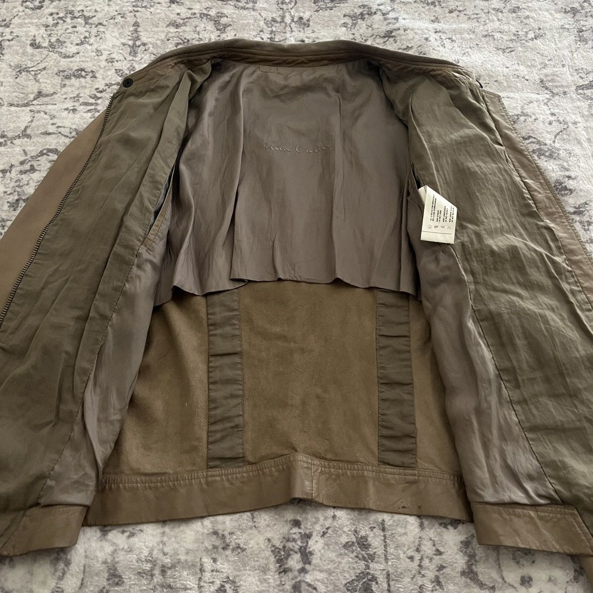 Rick Owens Rick Owens SS04 Kangaroo Leather Bomber Jacket Dust | L Size US L / EU 52-54 / 3 - 4 Thumbnail