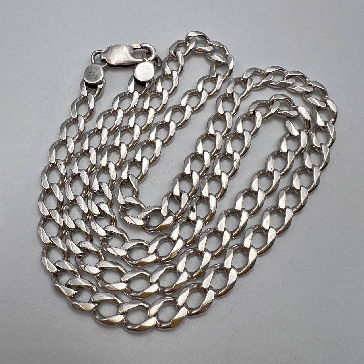 Sterling Silver × Vintage Vintage Sterling Silver 925 Chain Necklace Signed 35.5g Size ONE SIZE - 3 Thumbnail