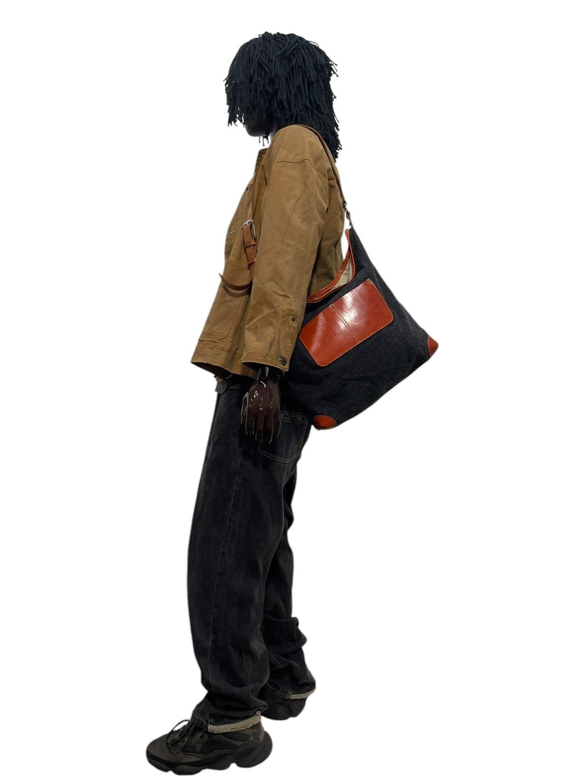Genuine Leather Leather Wool Sugekura Wataya Japan Shoulder Bag 1🟩4 Size ONE SIZE - 3 Thumbnail