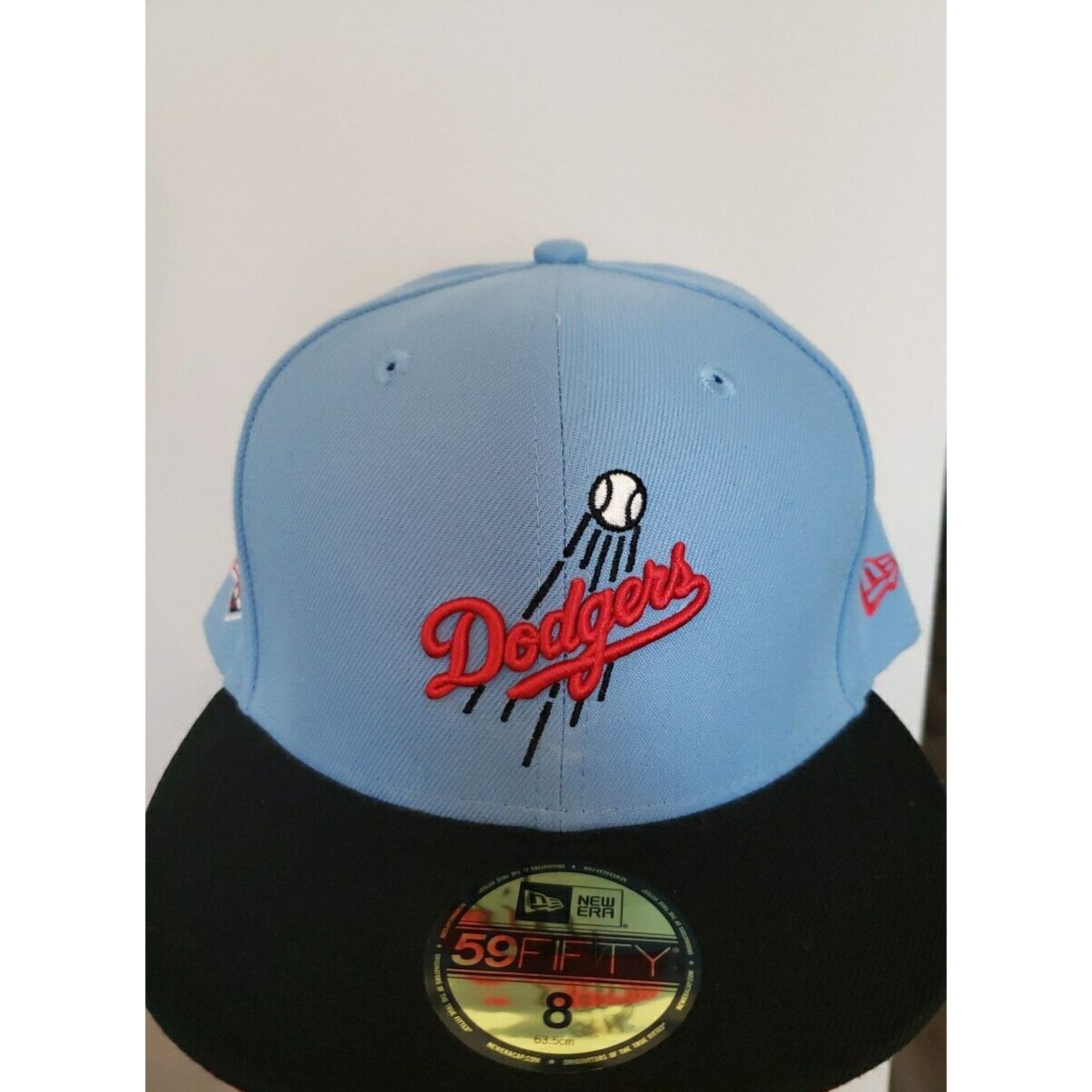 New Era Los Angeles Dodgers Hat Cap 60th Ann Blue Size 8 New Era Size ONE SIZE - 1 Thumbnail