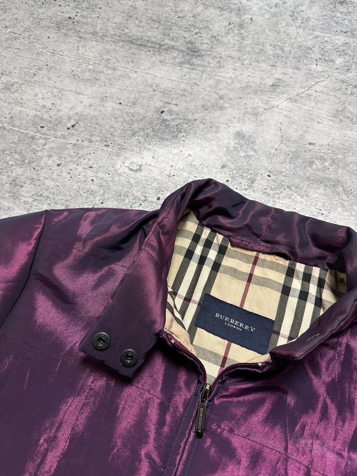 Burberry Vintage 90s Burberry London Nova Check Quilt Jacket Luxury Size M / US 6-8 / IT 42-44 - 6 Thumbnail