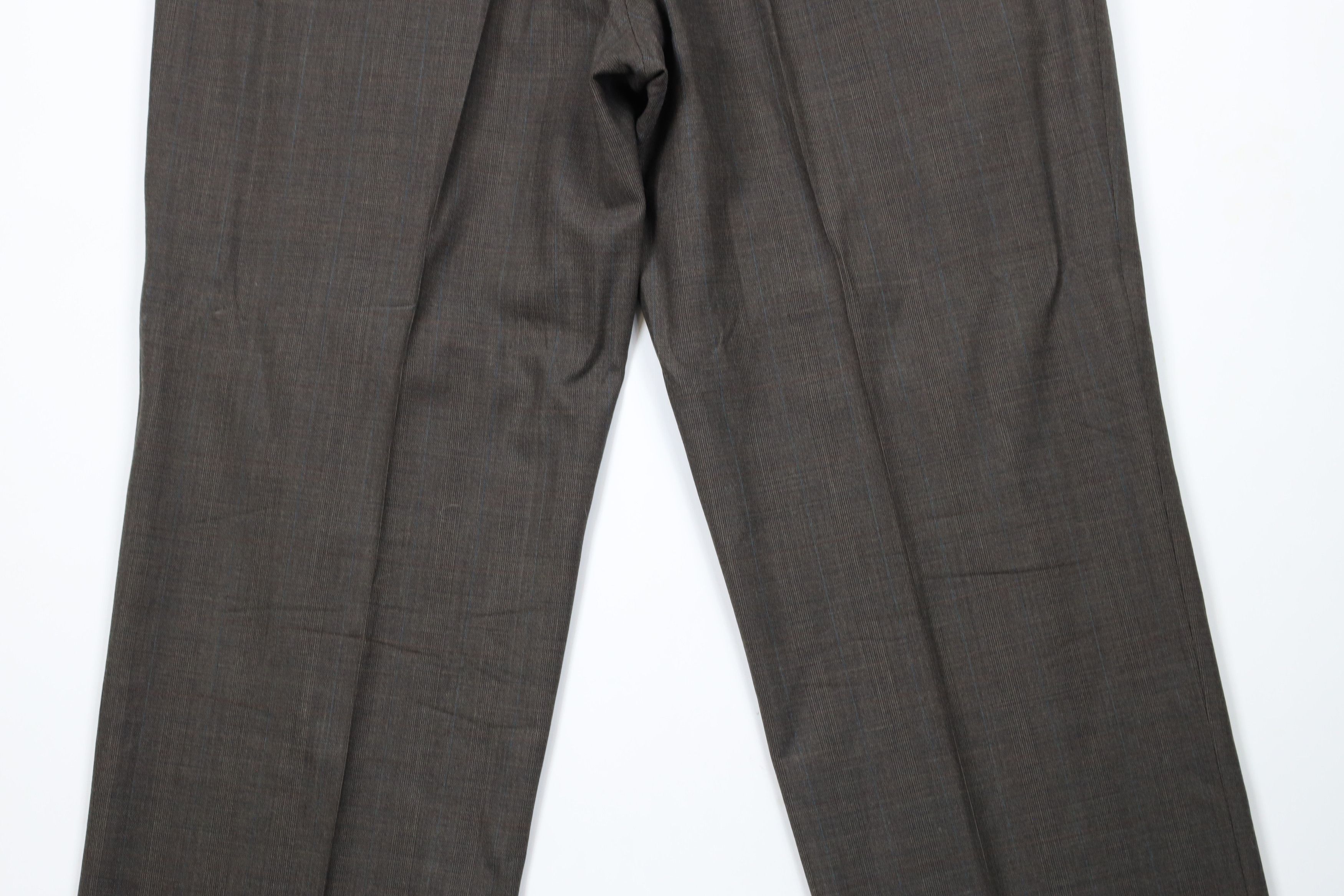 Vintage Vintage 70s Streetwear Pleated Cuffed Wide Leg Chino Pants Size US 36 / EU 52 - 10 Thumbnail