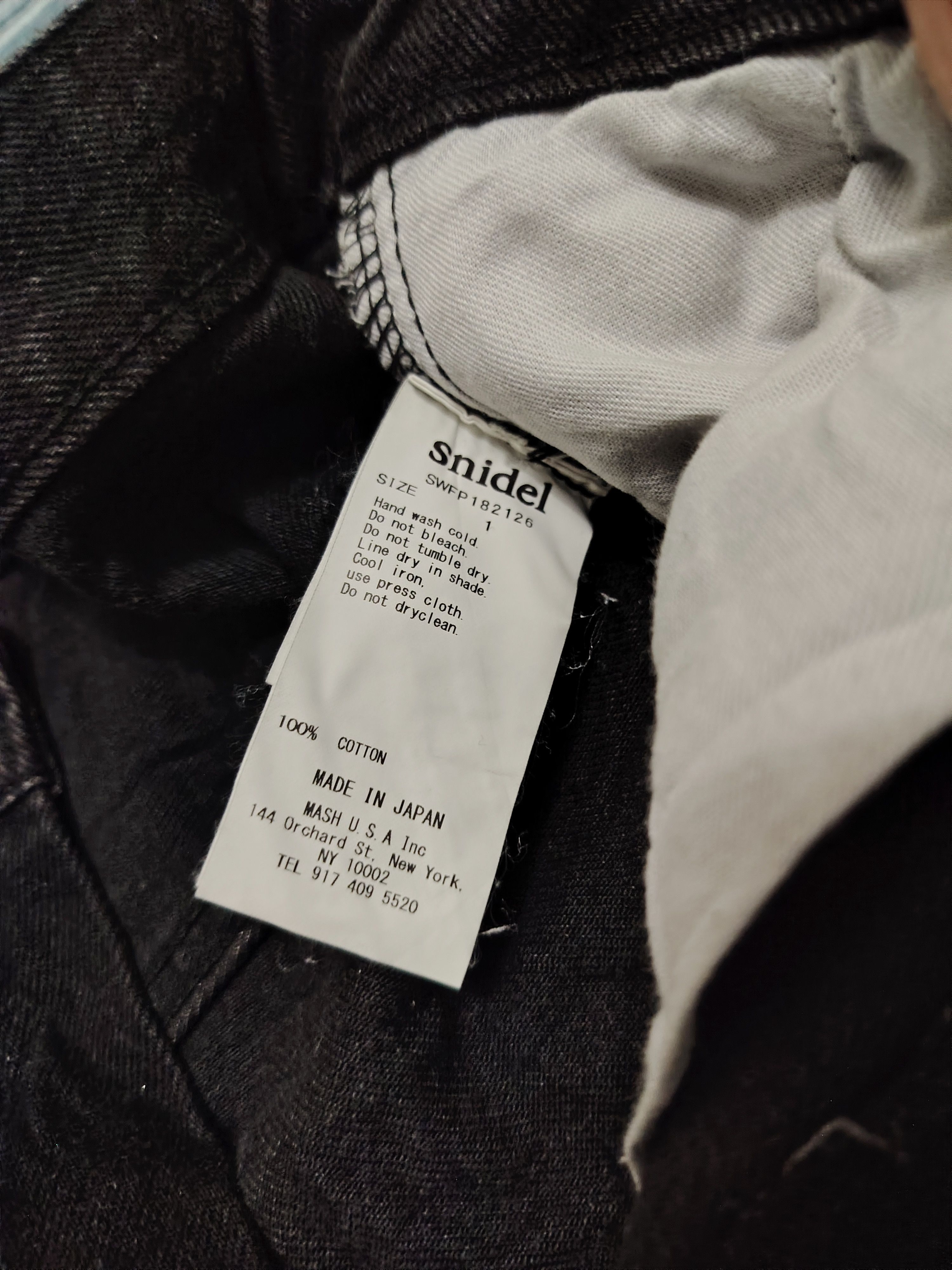 Japanese Brand Japanese Snidel Black Jeans Baggy Style Pants Size 26" / US 2 / IT 38 - 5 Thumbnail