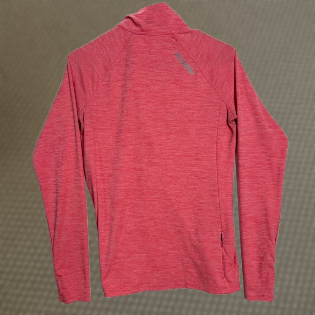 Under Armour Under Armour HeatGear Women's Small Pink Pullover Long Sleeve Fitted 1/4 Zip Size S / US 4 / IT 40 - 1 Thumbnail