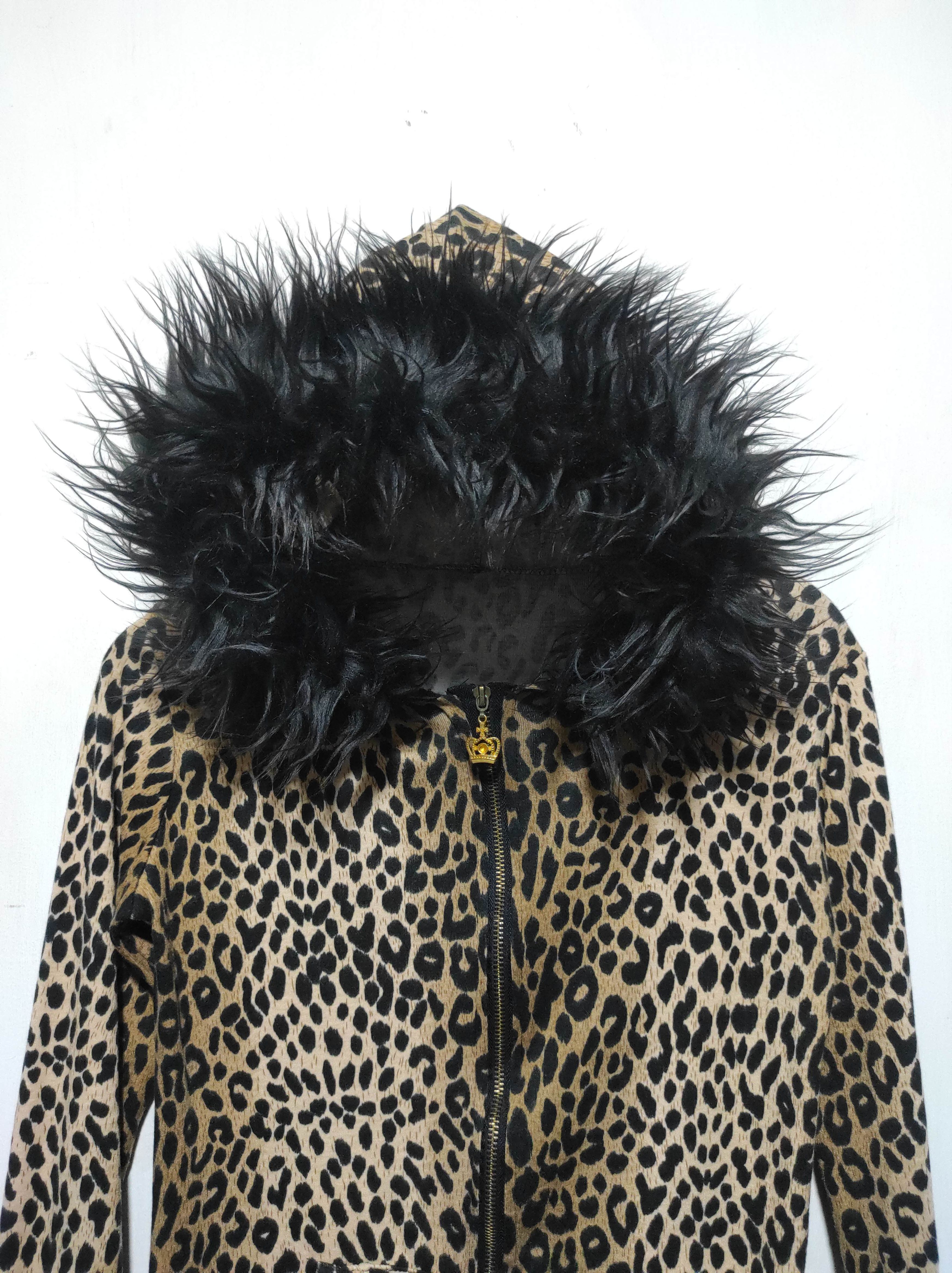 Japanese Brand Leopard zipper fur hoodie ifsix LGB style Size S / US 4 / IT 40 - 3 Thumbnail