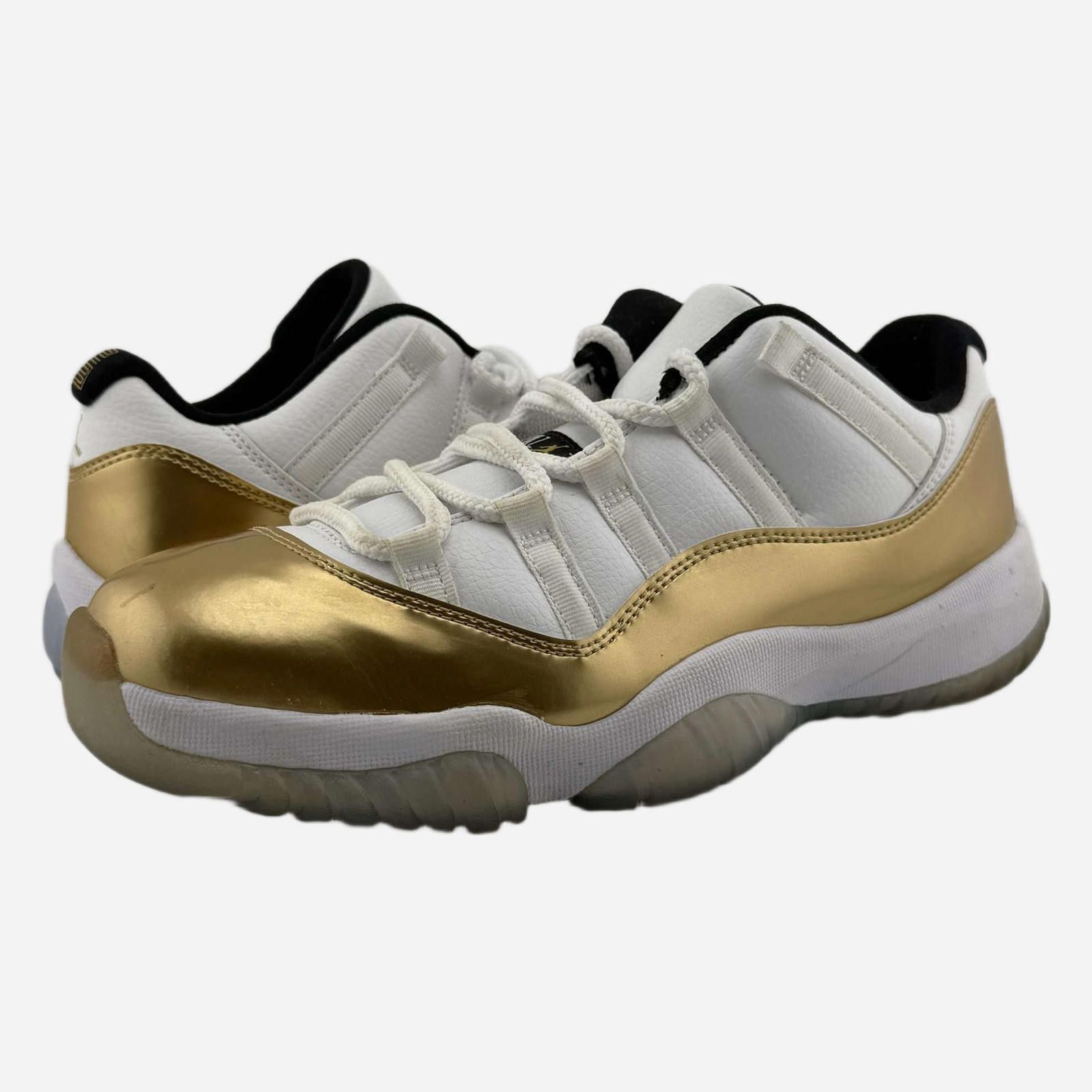 Jordan 11 Low Closing Ceremony White Gold US 8 Used No Box
