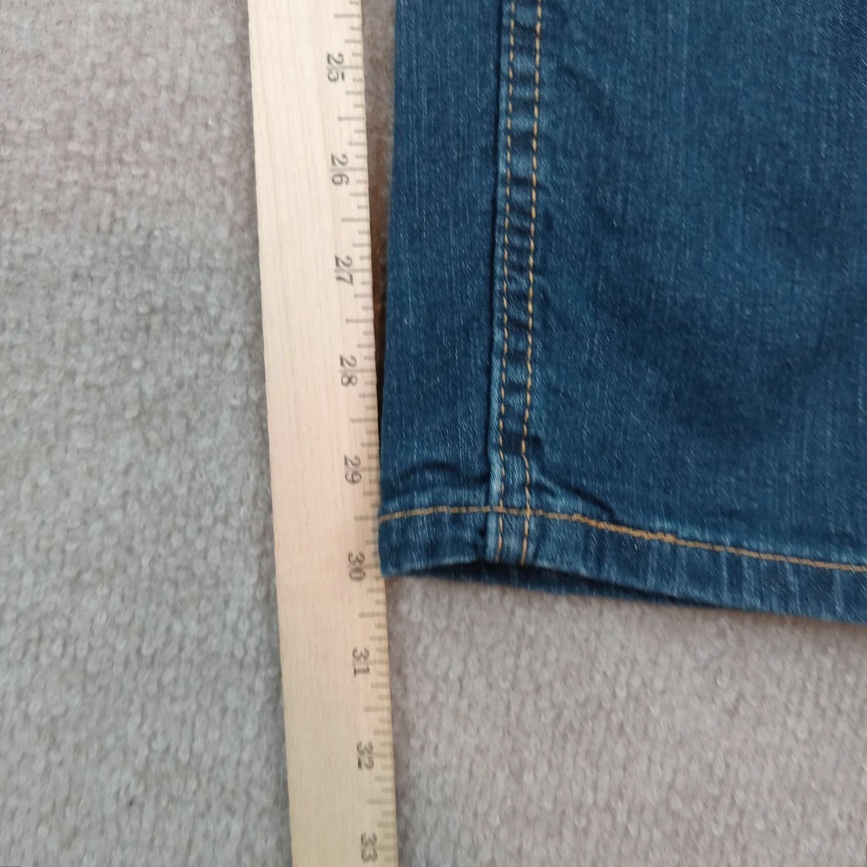 Levi's Levis 513 Jeans Mens Size 32x30 Blue Denim Pockets Slim Straight Leg Stretch Size US 32 / EU 48 - 3 Thumbnail