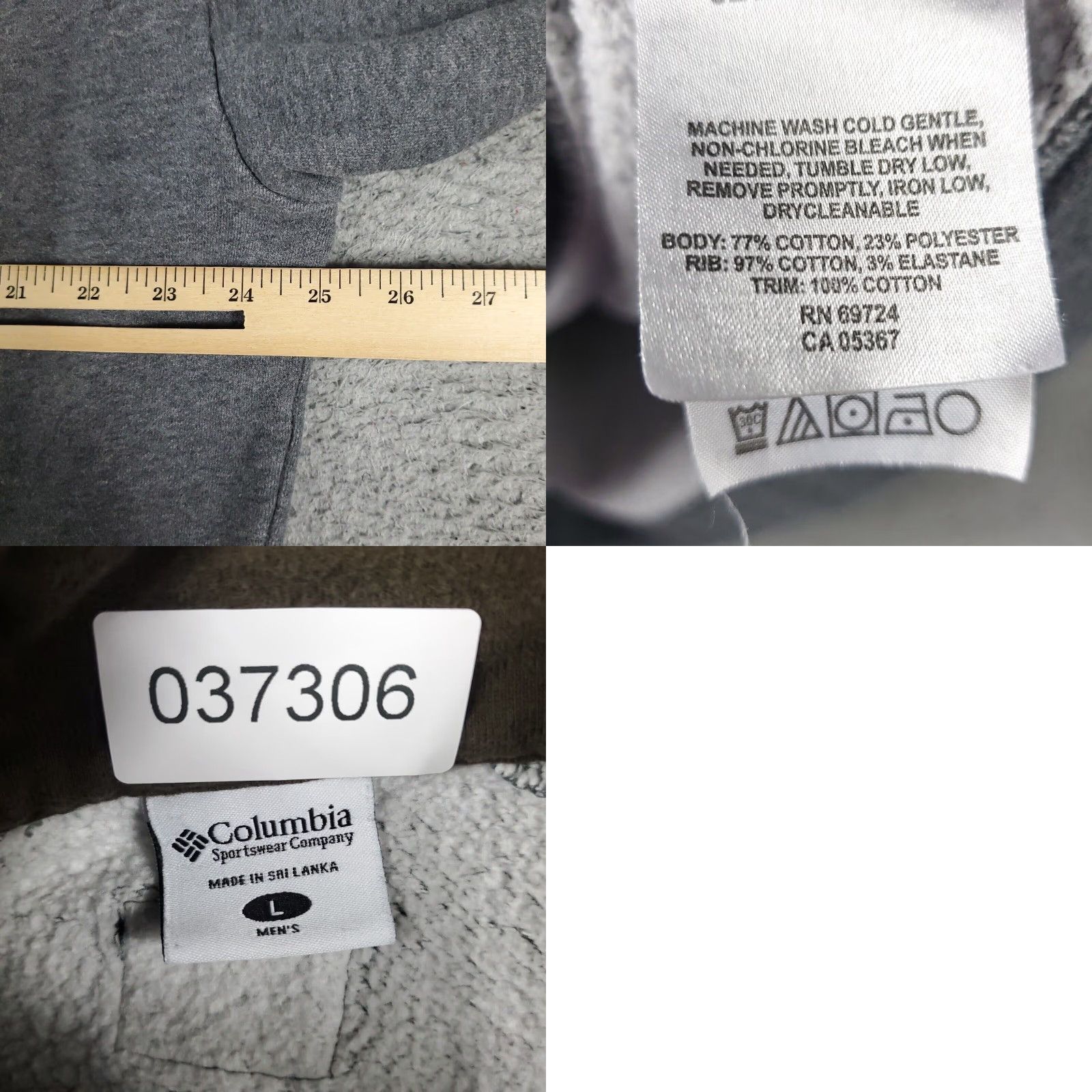 Vintage Columbia Fleece Sweater 1/4 Zip Pullover Mens Large Gray Outdoor Casual Size US L / EU 52-54 / 3 - 8 Thumbnail