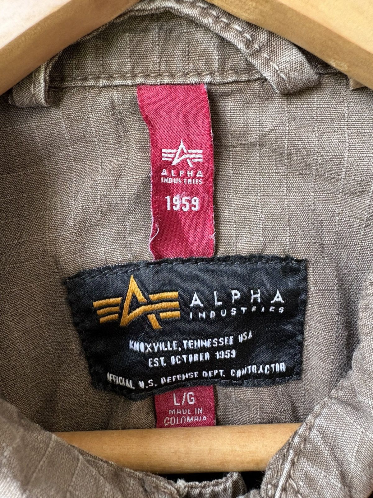 Alpha Industries Sample Alpha Industries Ripstop Military Field Jacket Brown Size US L / EU 52-54 / 3 - 13 Thumbnail