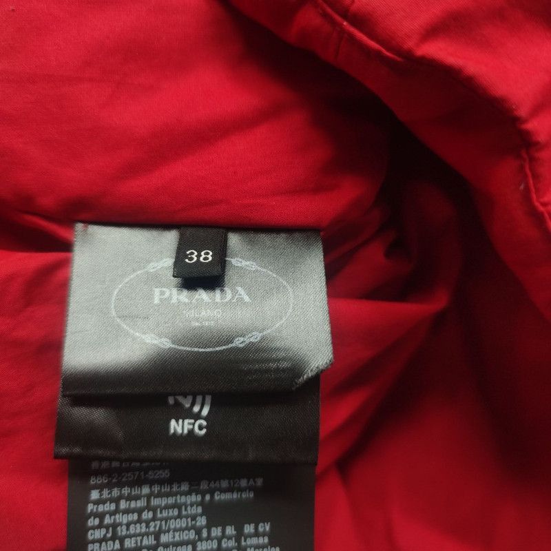 Prada Prada Red Short Down Jacket for Women-2506 Size US S / EU 44-46 / 1 - 7 Thumbnail
