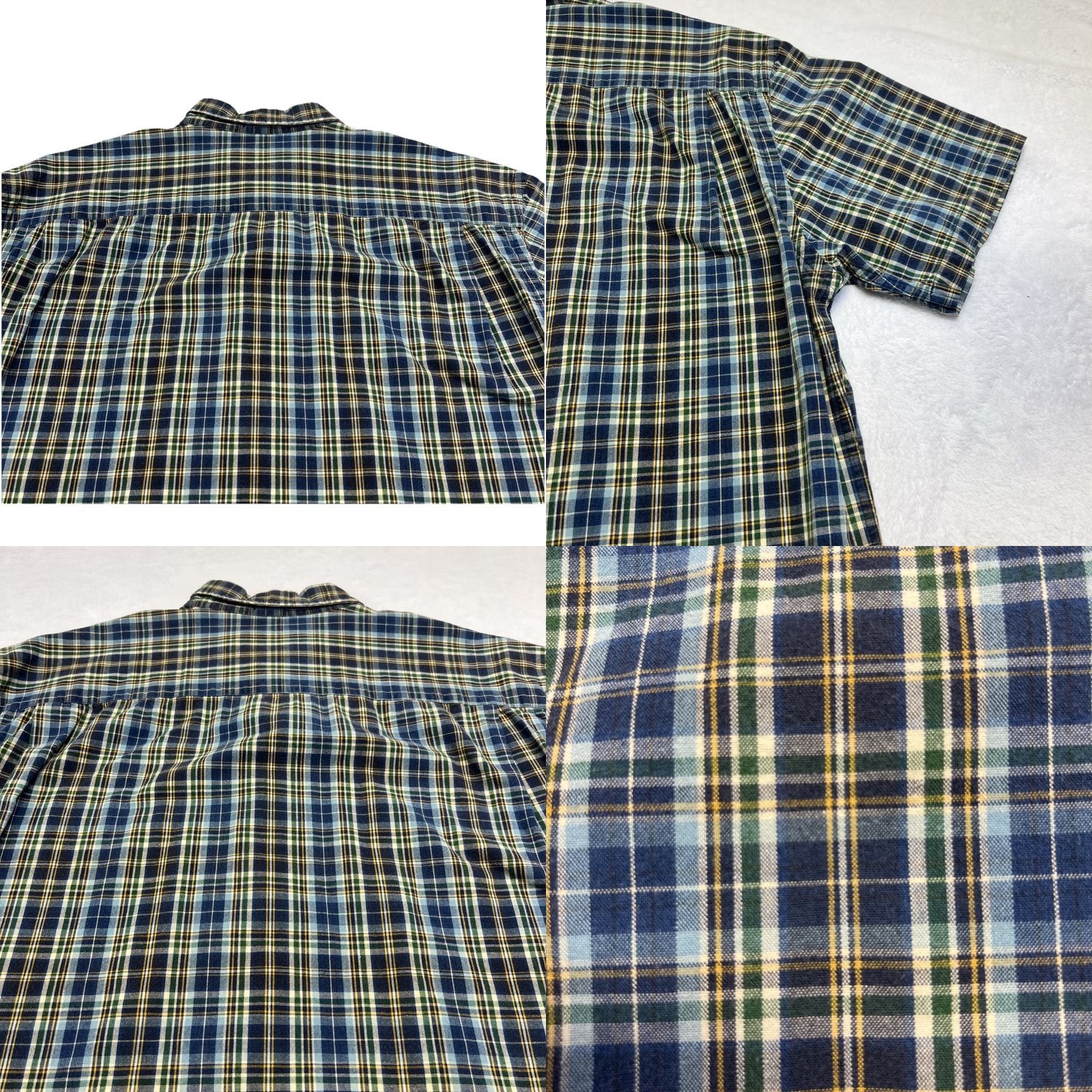 Abercrombie & Fitch VINTAGE Abercrombie & Fitch Plaid Shirt Men L Short Sleeve Button-Up Collared Oversized Pockets Red Cotton 100% Retro 90s/2000s Size US L / EU 52-54 / 3 - 9 Thumbnail