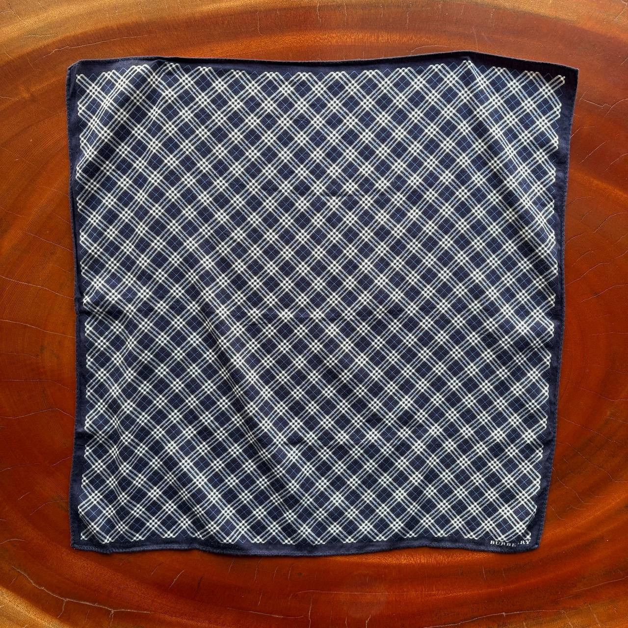 Burberry Burberry Blue Nova Check Handkerchief Size ONE SIZE - 2 Thumbnail