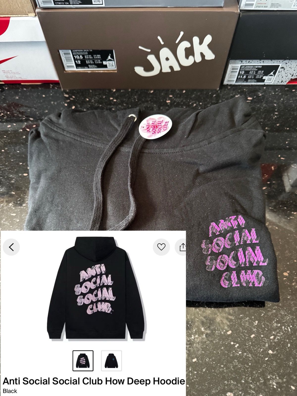 Anti Social Social Club Anti Social Social Club Size US XL / EU 56 / 4 - 1 Thumbnail