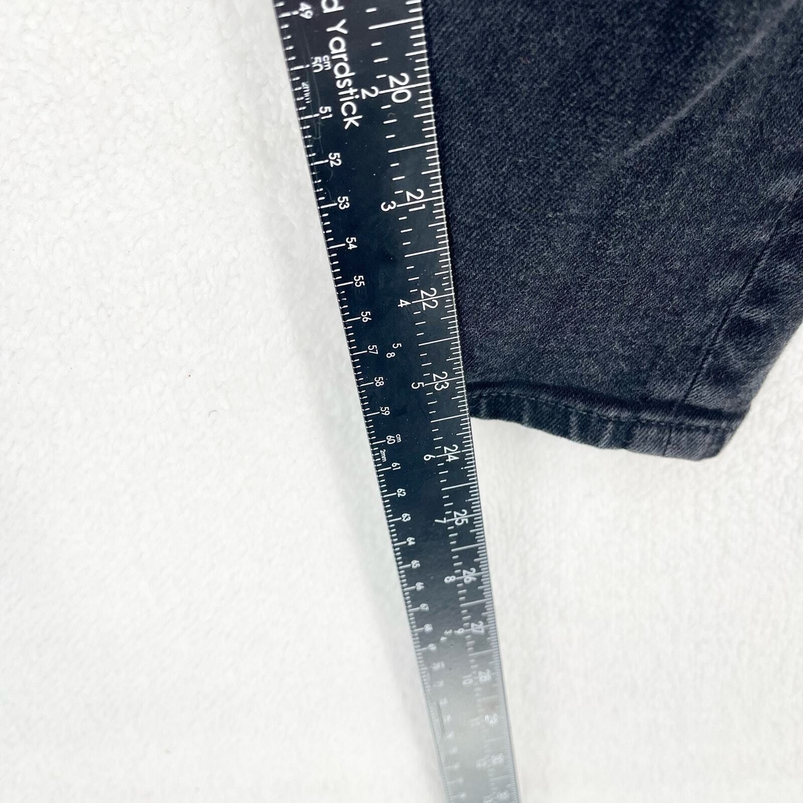 Everlane Everlane Skinny Mid Rise Ankle Cut Black Cotton Jean Size 28 Size 28" / US 6 / IT 42 - 3 Thumbnail
