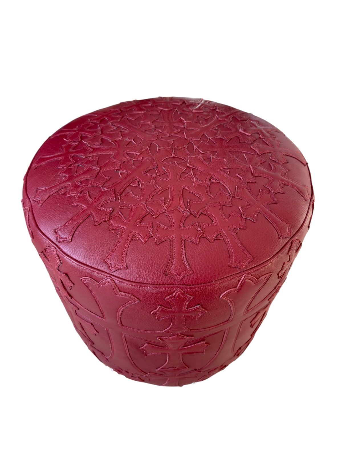 Chrome Hearts Chrome Hearts 1/1 Blood Red Tuffet Ottoman Stool🩸 Size ONE SIZE - 9 Thumbnail