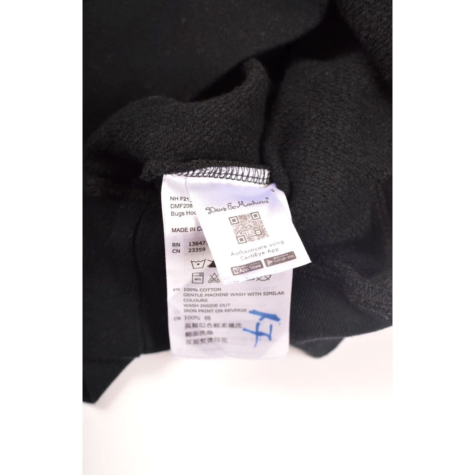 Deus Ex Machina Deus Ex Machina Bugs Hoodie Pullover Biker Motorcycle Size M Black Mens Hoodies Pullover 100% Cotton Vintage? Size US M / EU 48-50 / 2 - 5 Thumbnail
