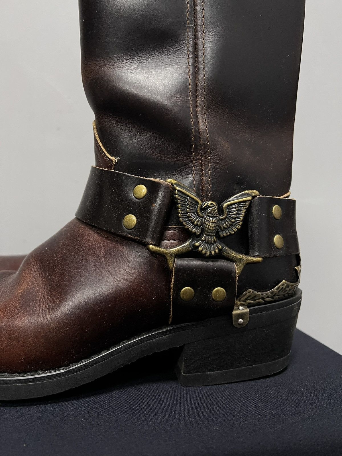 Western Rise Rare western Grinders cowboy boots guidi style y2k Size US 6 / EU 39 - 4 Thumbnail