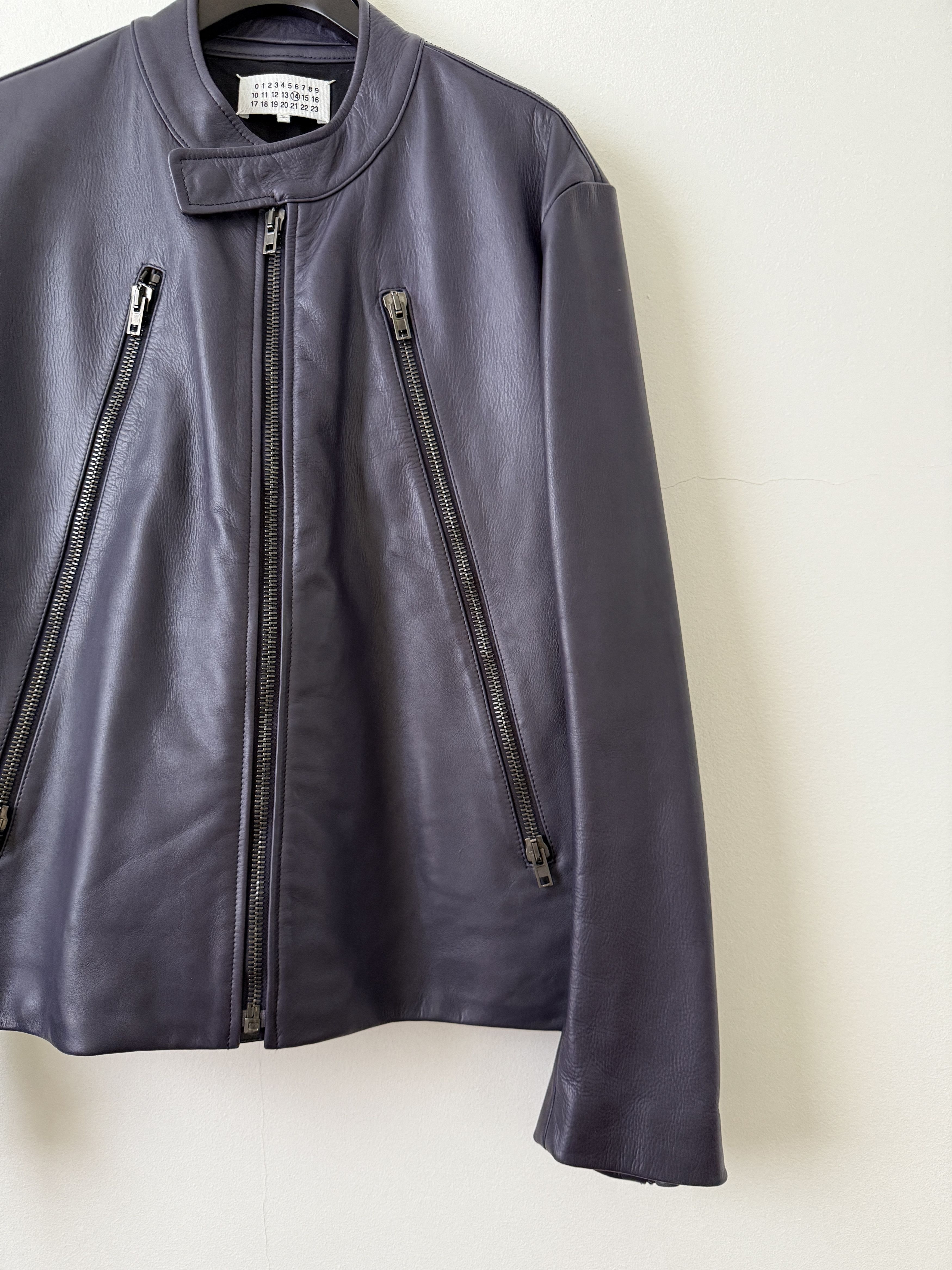 Maison Margiela 2013 5 Zip Leather Moto Jacket Size US L / EU 52-54 / 3 - 5 Thumbnail