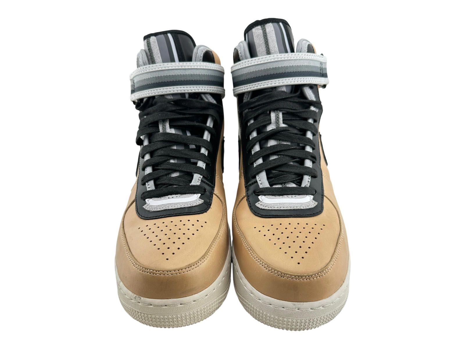 Nike Nike Air Force 1 Mid Beige Black 11.5 Used No Box Size US 11.5 / EU 44-45 - 2 Thumbnail