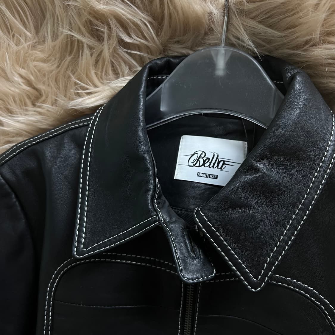 Other About You Bella leather jacket black Size XS / US 0-2 / IT 36-38 - 2 Thumbnail