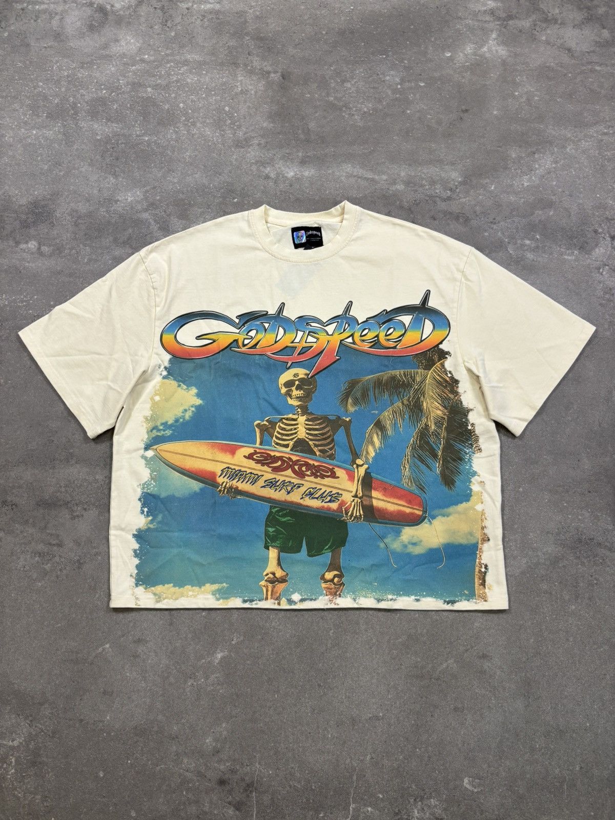 Godspeed Miami Surf Club Shirt Cream