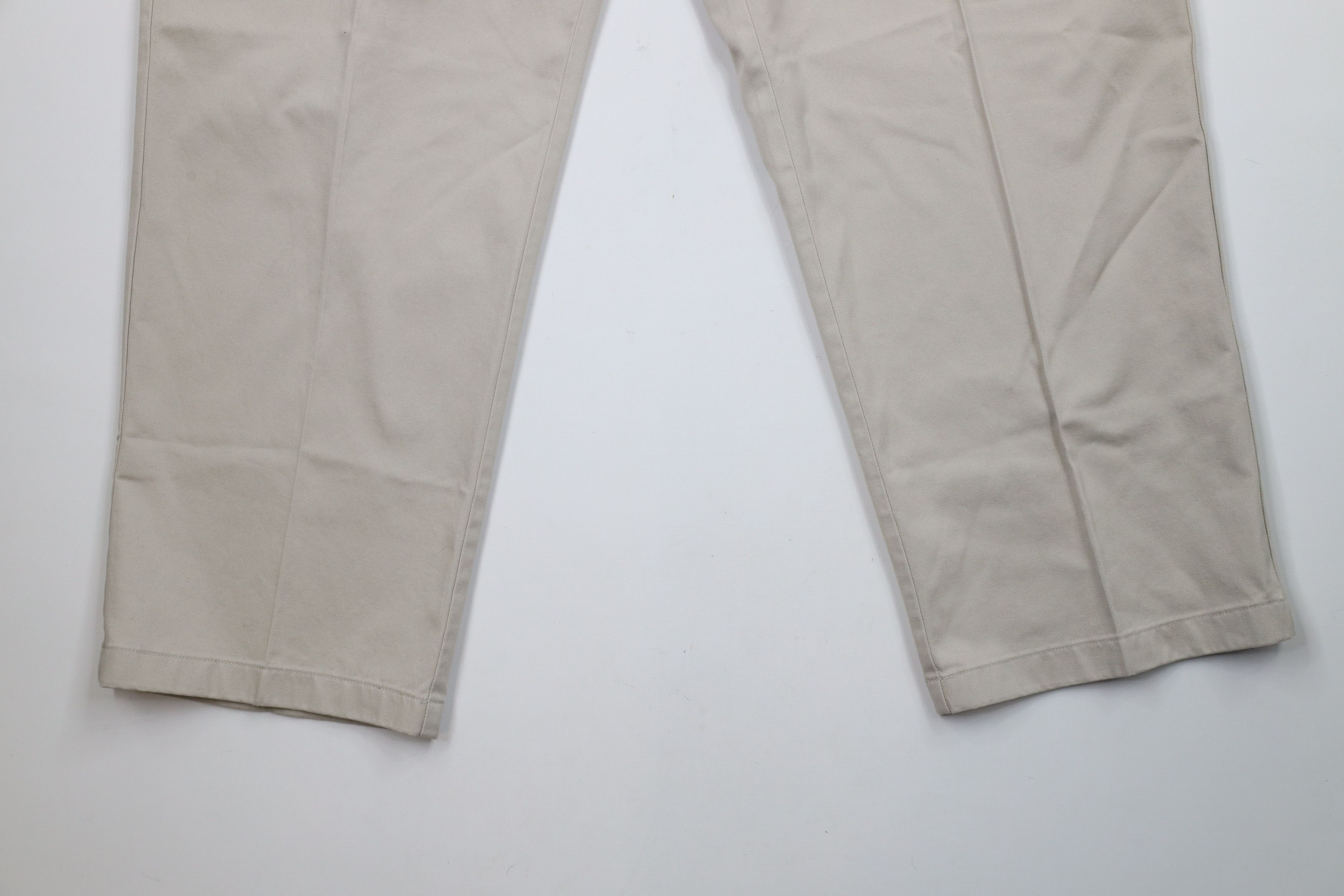 L.L. Bean × Vintage Deadstock Vintage LL Bean Chino Pants Trousers Stone Cotton Size US 42 / EU 58 - 4 Thumbnail