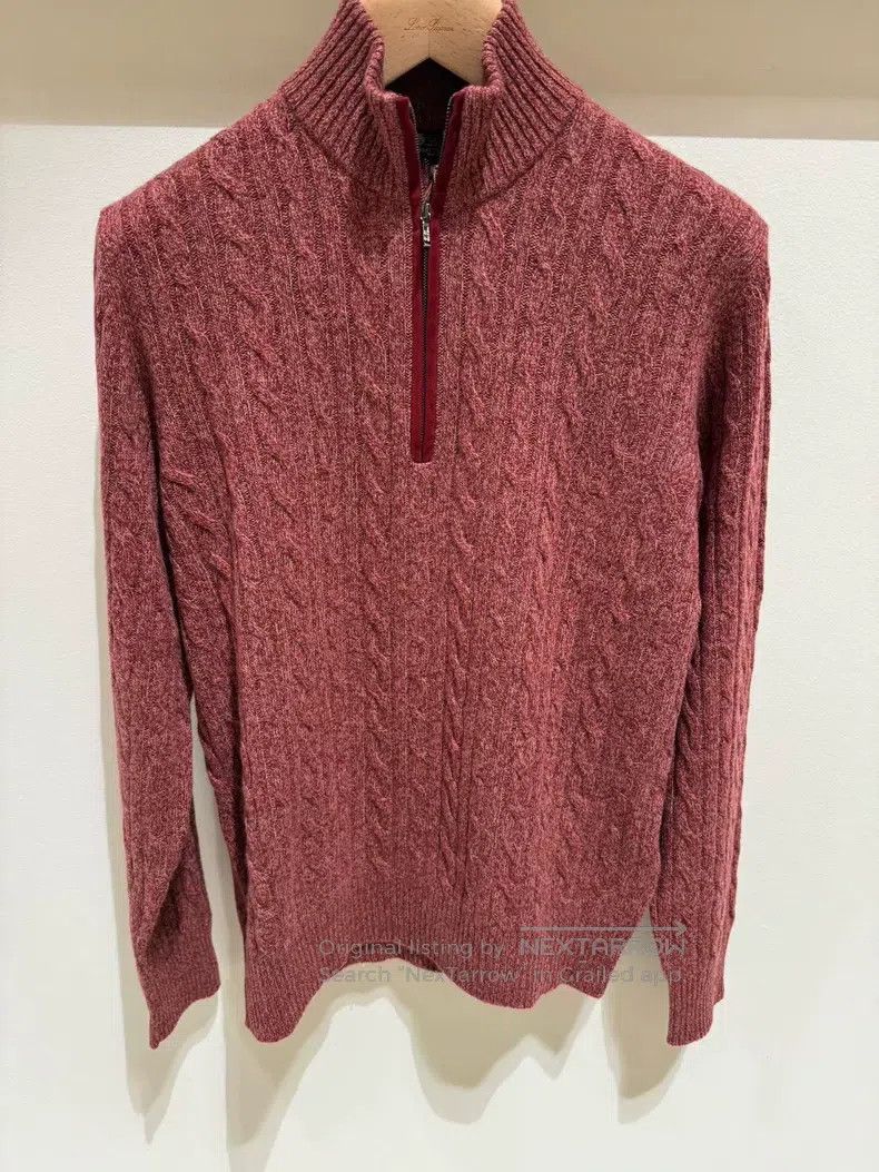 Loro Piana Loro Piana Men's casual mixed red zipper cashmere sweater Size US XL / EU 56 / 4 - 1 Thumbnail
