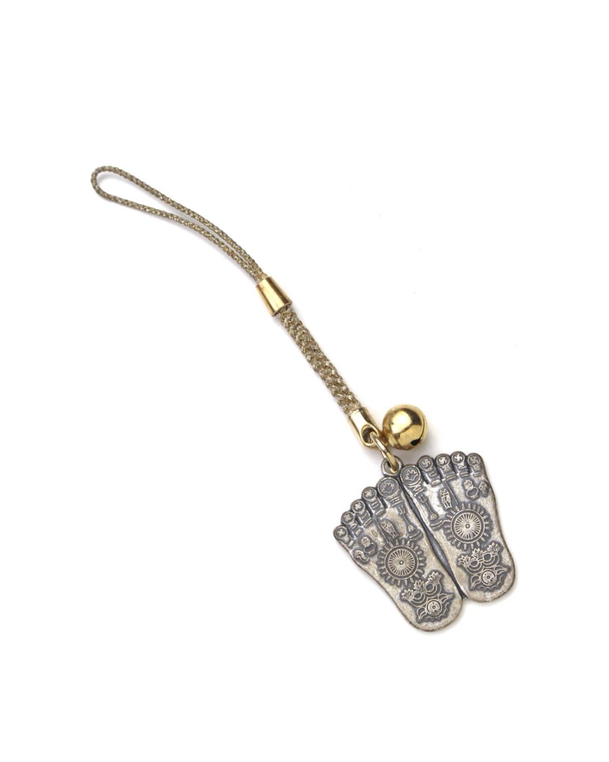 Vintage 2000S BUDDHA FOOTPRINT CHARM (仏足守) – PROTECTION KEYCHAIN Size ONE SIZE - 2 Thumbnail