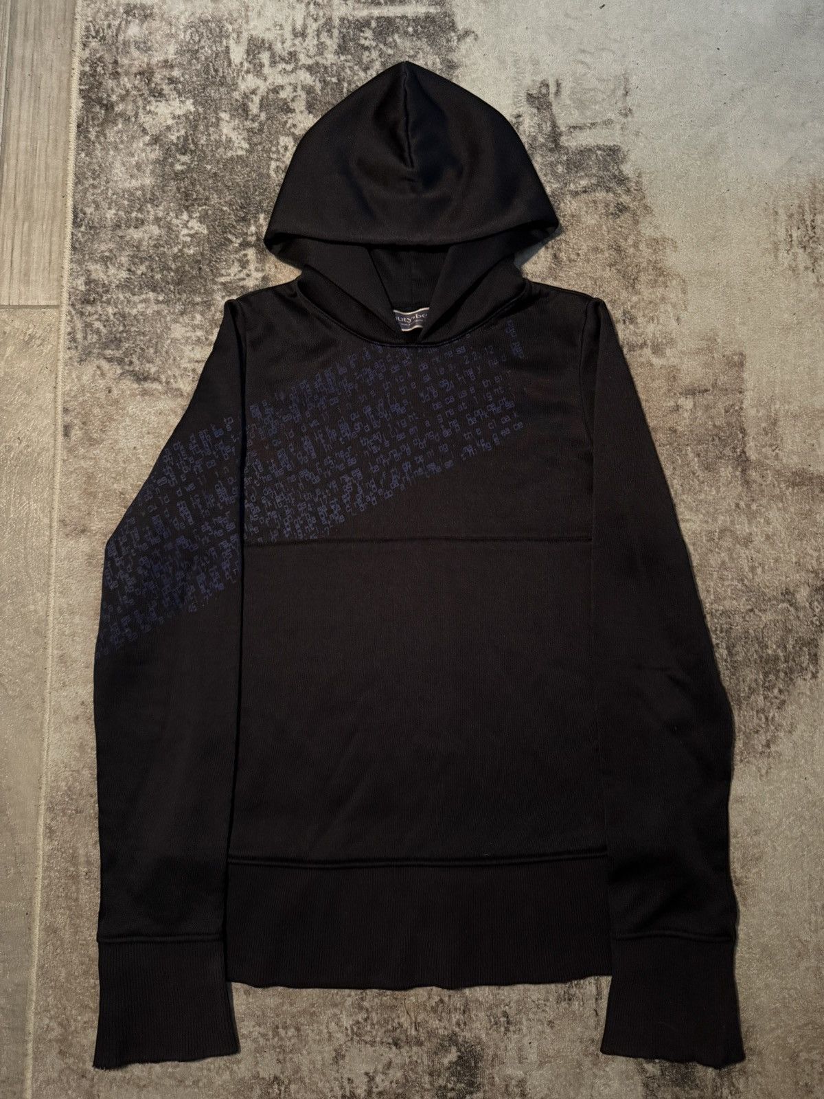 Beauty Beast AW98 “More Faster” embroidered dark knight hoodie