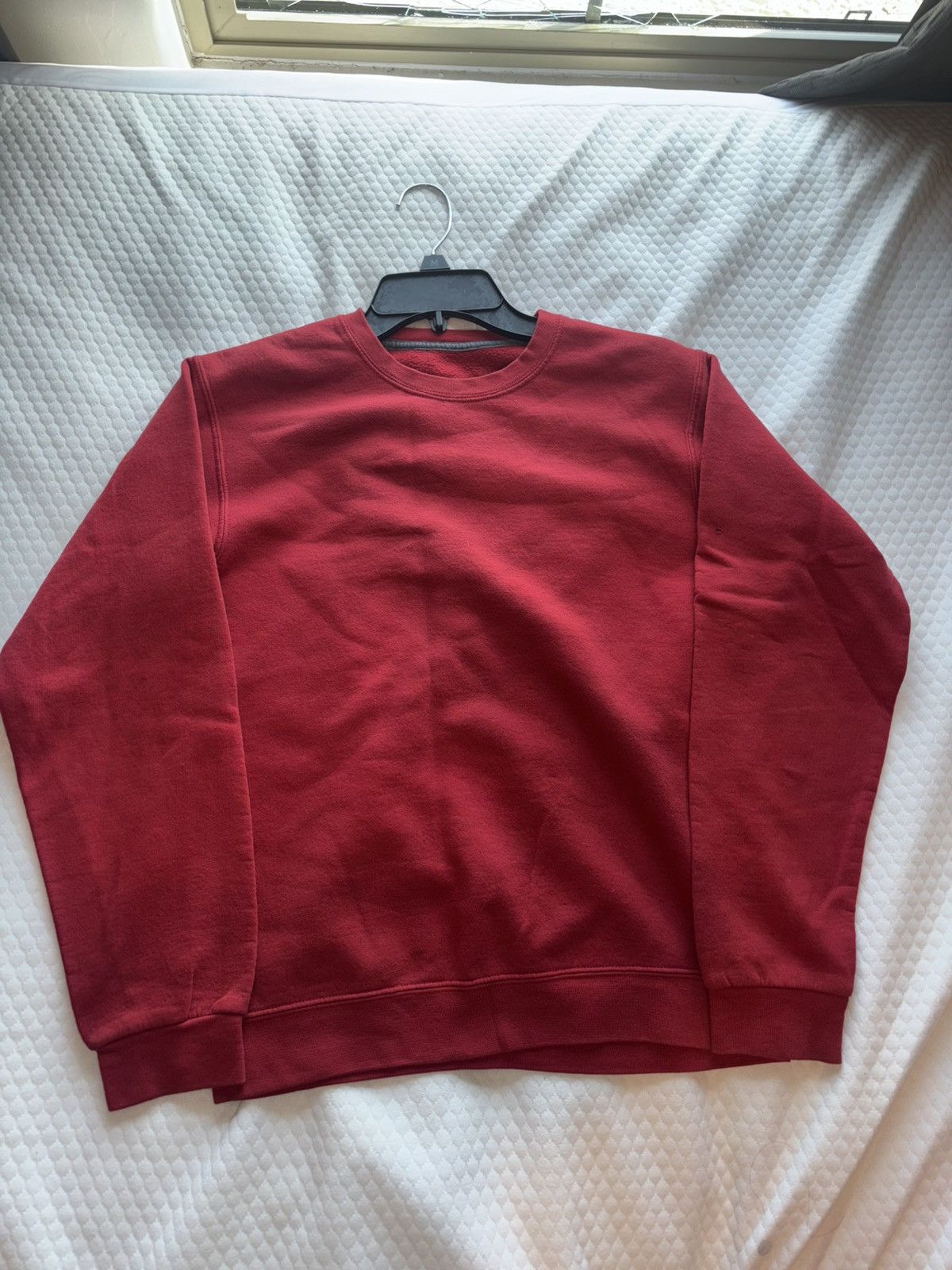 Hanes × Vintage Vintage Red plain hanes crewneck Size US S / EU 44-46 / 1 - 1 Thumbnail