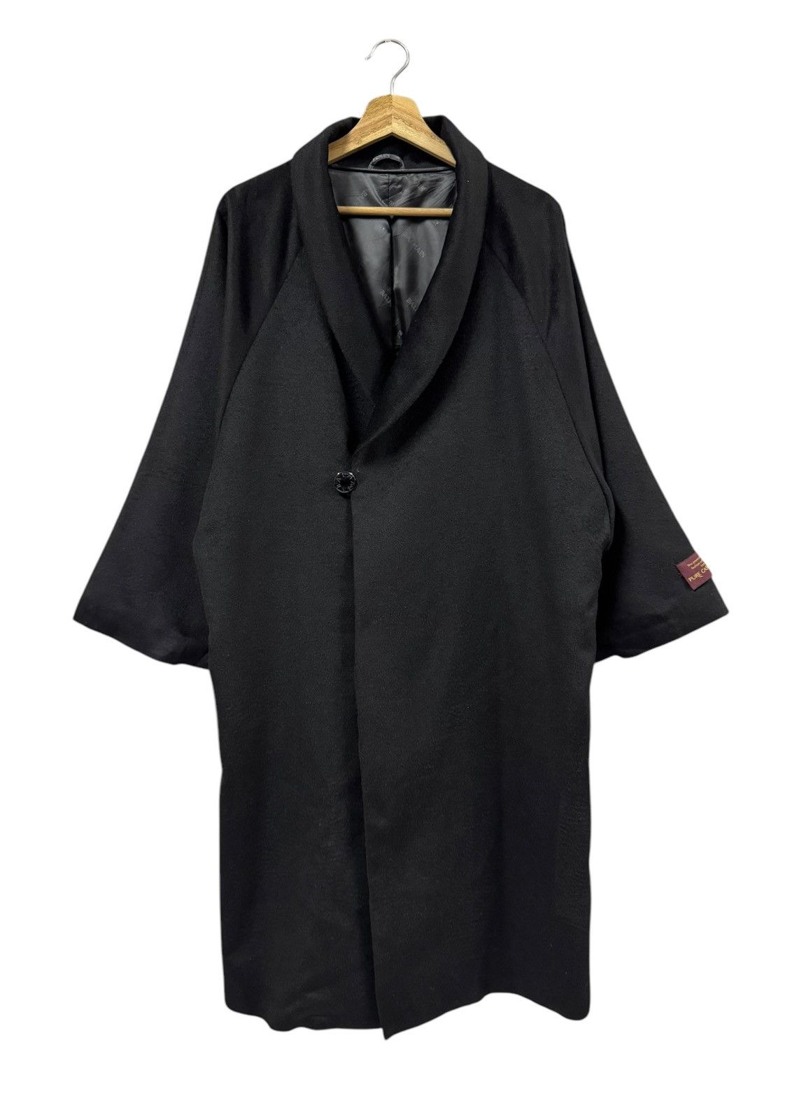 Balmain × Vintage Vtg🔥Balmain Paris Pure Cashmere Buttoned Longjacket Kimono Size US M / EU 48-50 / 2 - 5 Thumbnail