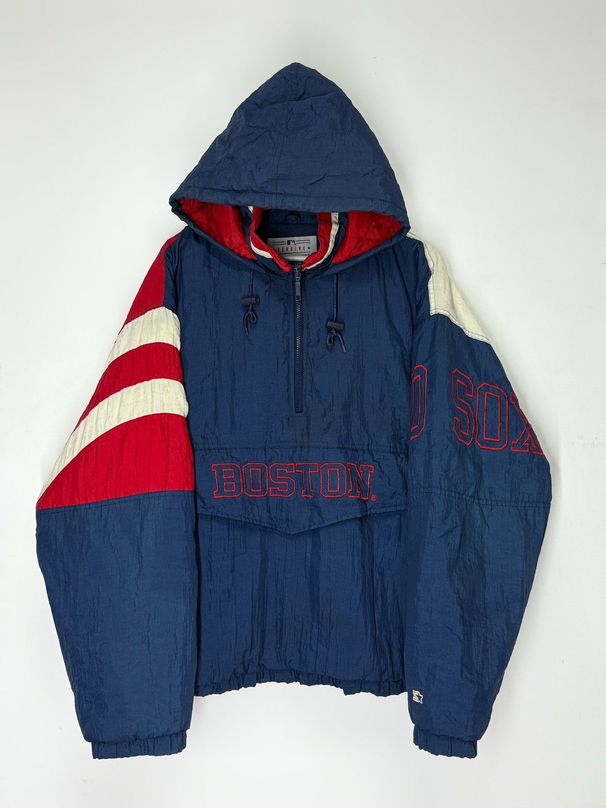 Starter Vintage Boston Red Sox Puffer Jacket 1990s Size US L / EU 52-54 / 3 - 2 Thumbnail