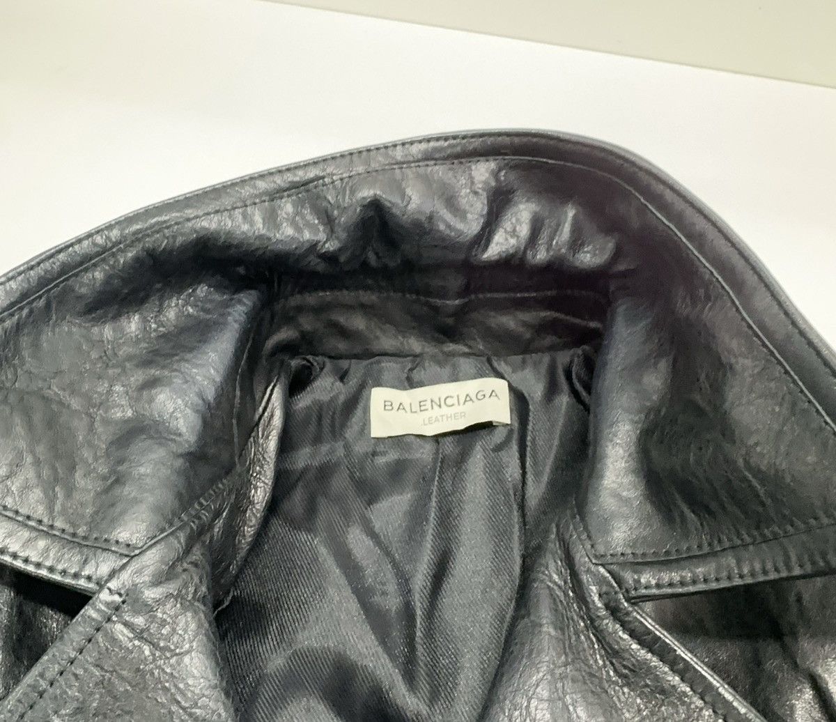 Balenciaga Balenciaga leather motorcycle jacket Size XS / US 0-2 / IT 36-38 - 7 Thumbnail