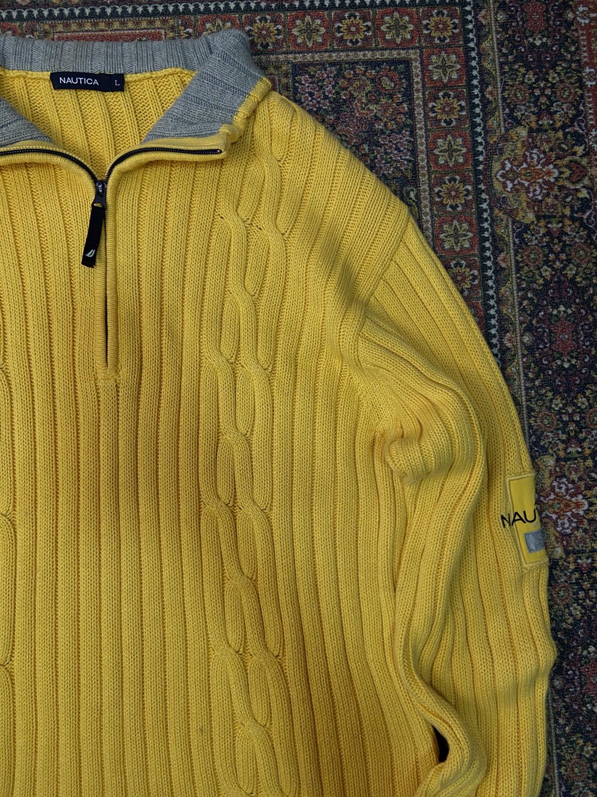 Nautica Nautica Knitted Half Zipper Size US L / EU 52-54 / 3 - 2 Thumbnail