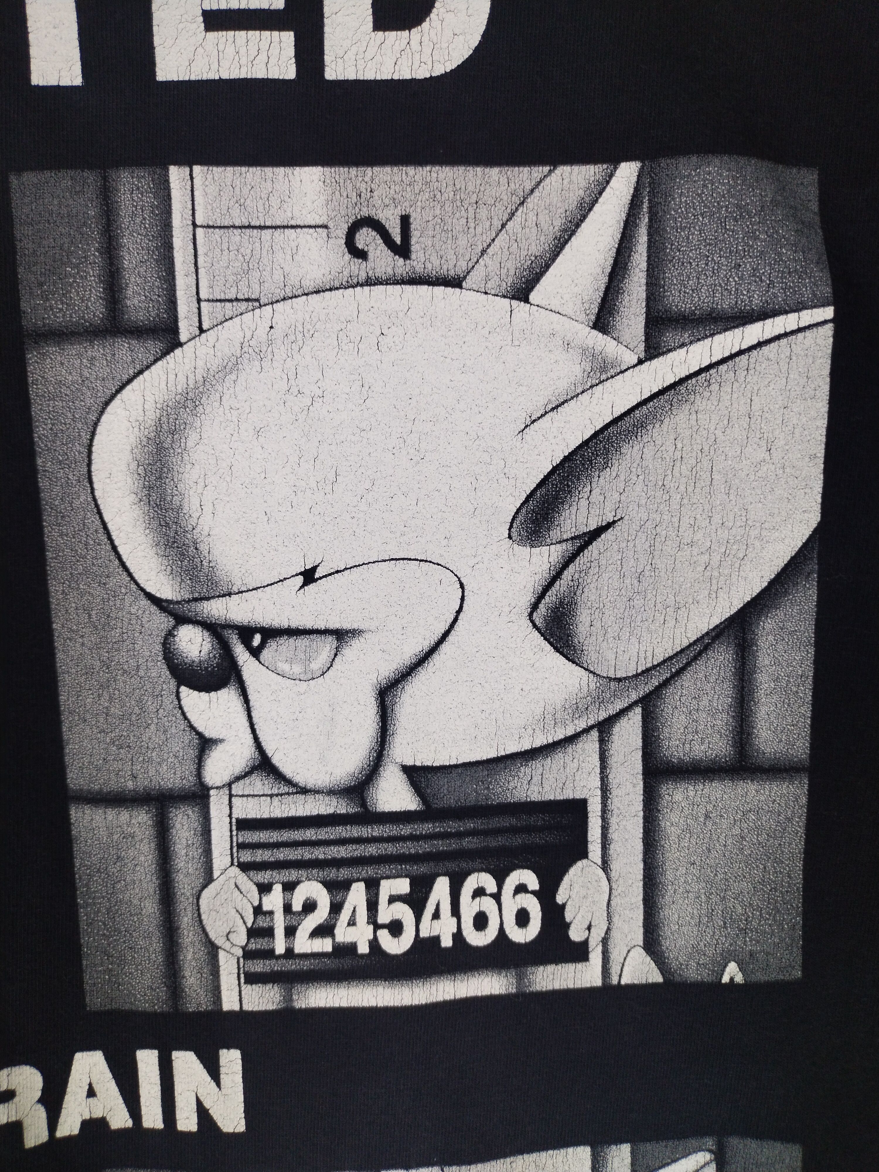Vintage 98's Vintage Movie Pinky and The Brain, Neol Graphic Shirt Size US L / EU 52-54 / 3 - 3 Thumbnail