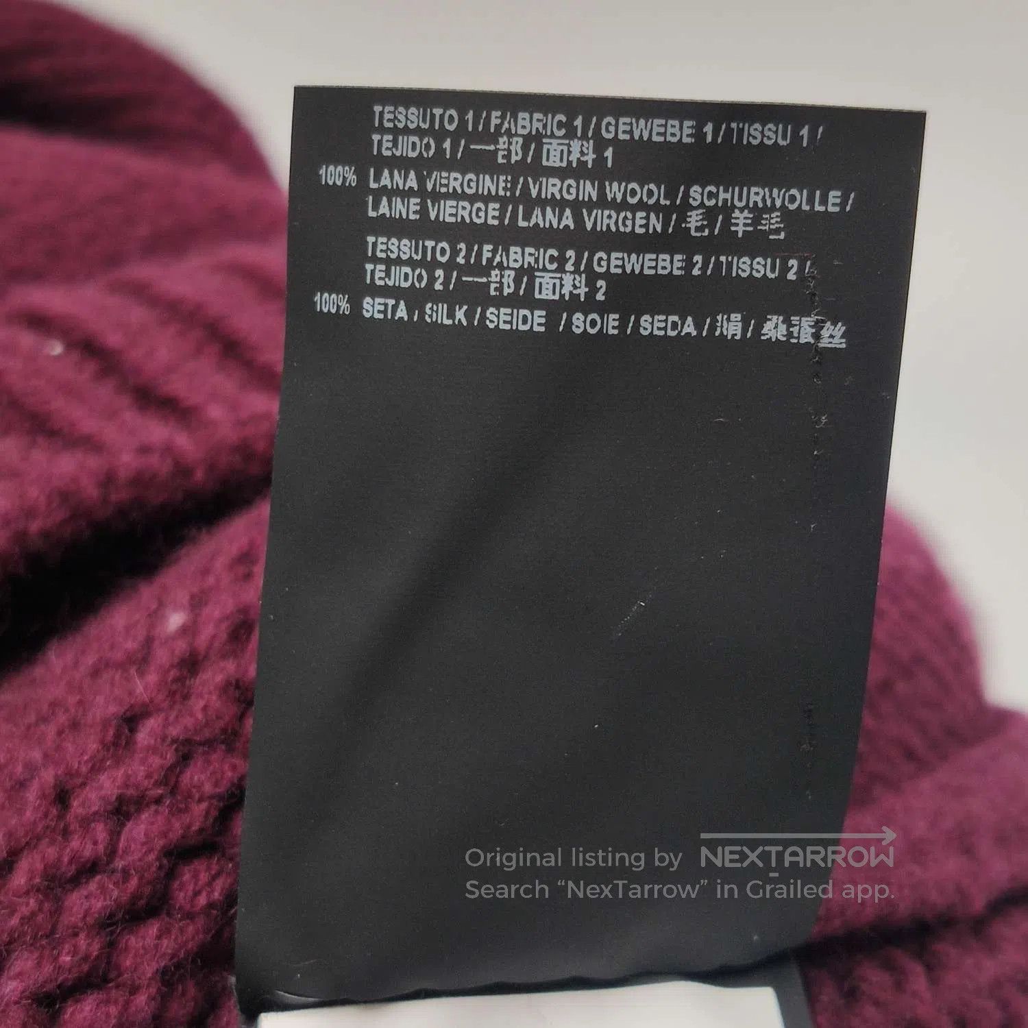Balenciaga Oversized Maroon Turtleneck Sweater S. Size S / US 4 / IT 40 - 9 Thumbnail