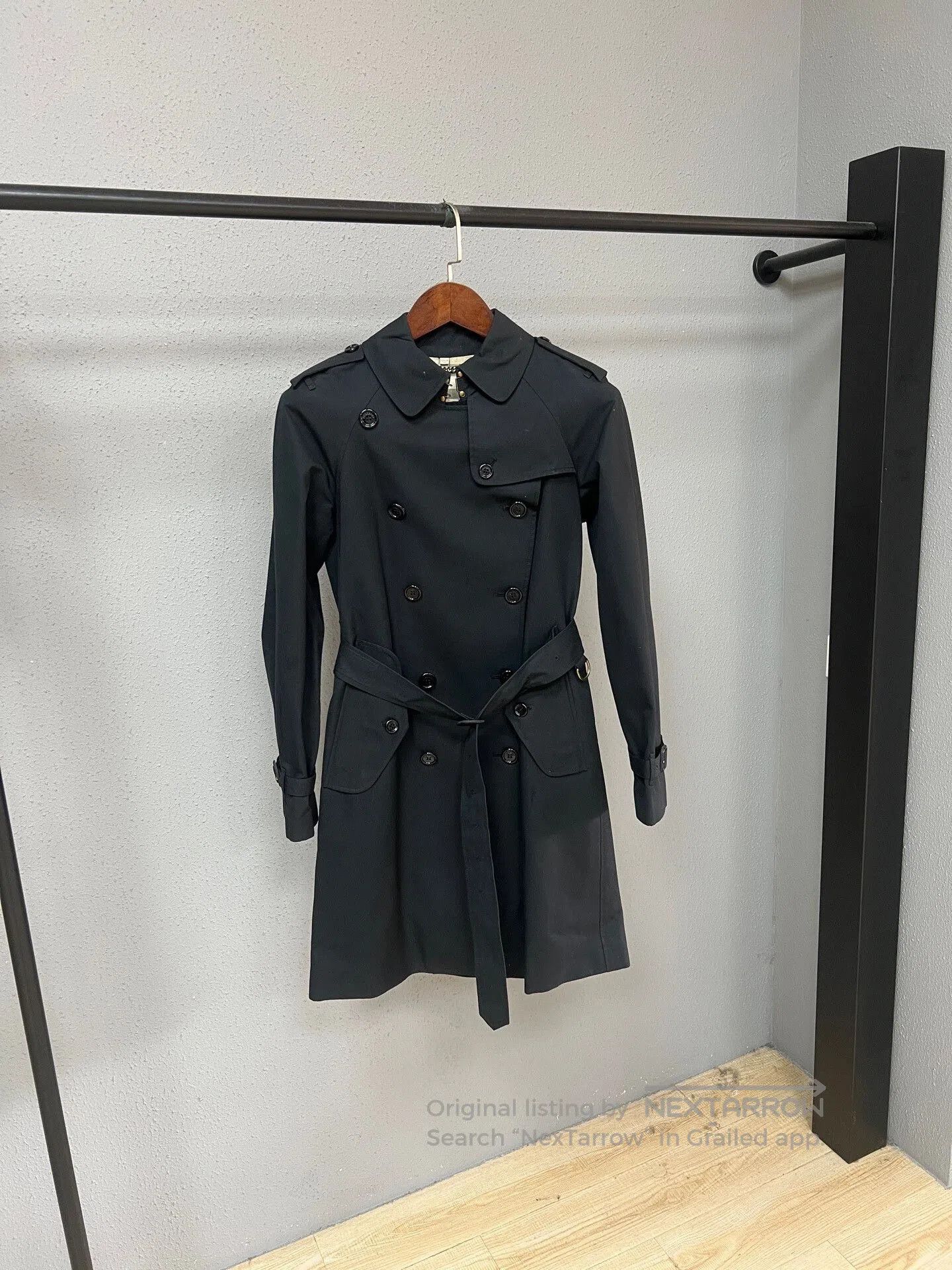 Burberry Burberry Inner Check Trench Coat. Size XXS / US 00 / IT 34 - 1 Thumbnail