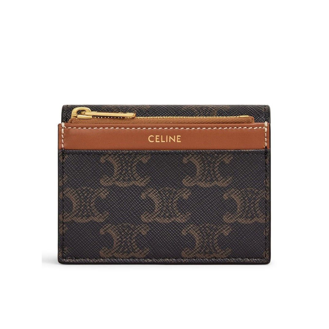 Celine CELINE Tan Compact Wallet New & Authentic Size ONE SIZE - 3 Thumbnail