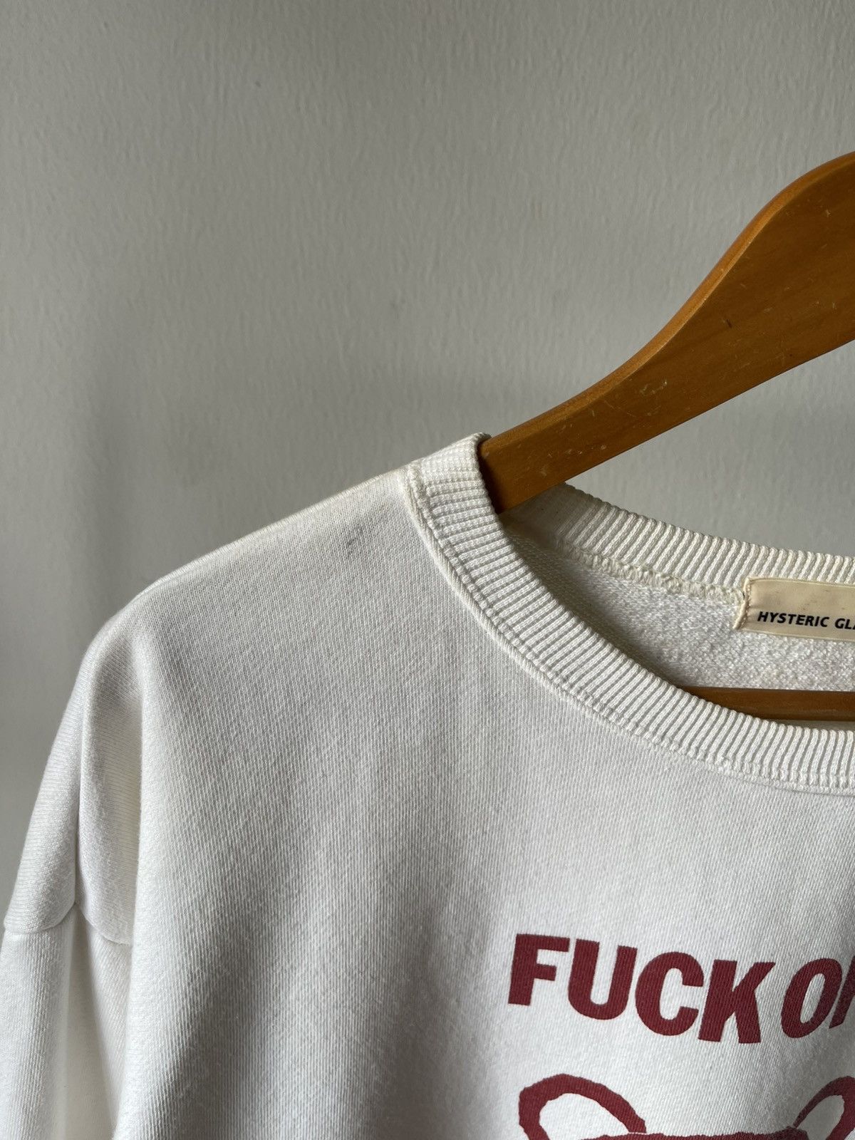 Hysteric Glamour 80s Hysteric Glamour Bear F*ck Sweatshirt Size US S / EU 44-46 / 1 - 5 Thumbnail