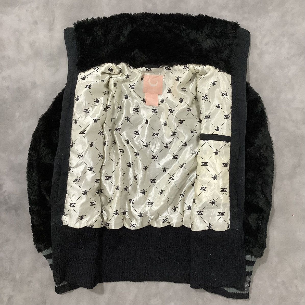Stussy × Vintage 1990s Faux Fur Stussy Jacket Y2K Style Size US M / EU 48-50 / 2 - 4 Thumbnail