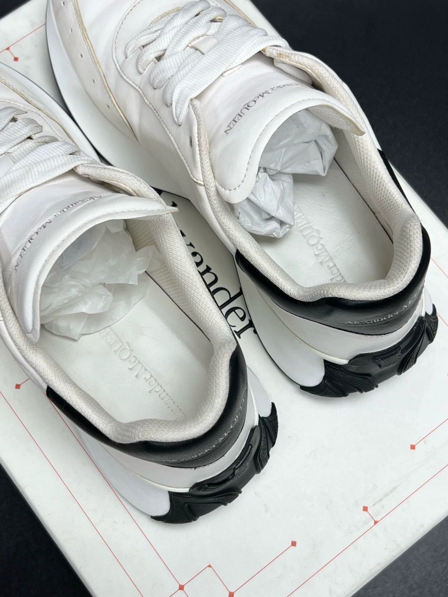 Alexander McQueen MCQ Sprint Runner Low-Top Sneakers White Size 41 Size US 8 / EU 41 - 4 Thumbnail