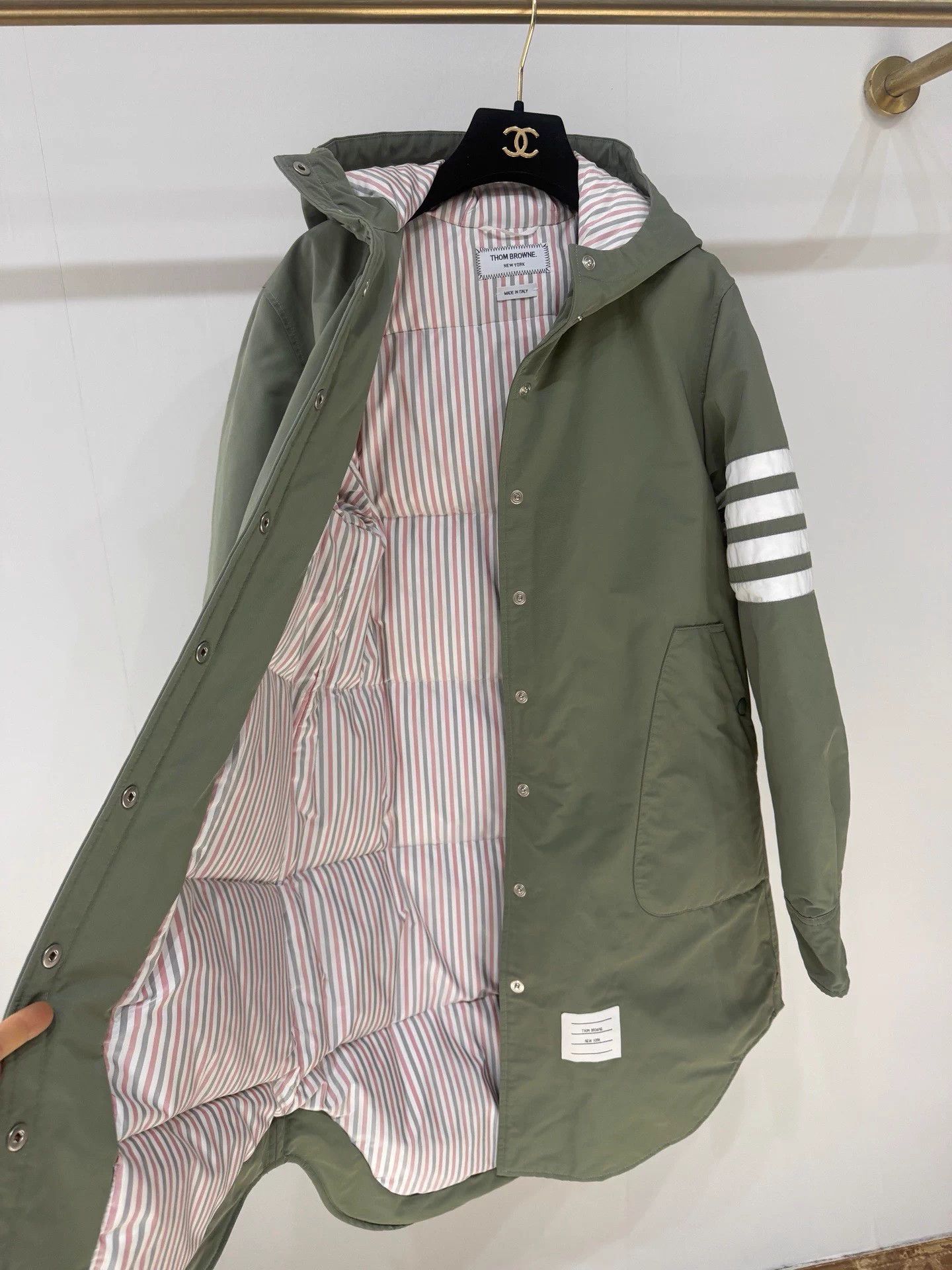 Thom Browne Thom Browne Grey Sage Down Jacket 42 Size M / US 6-8 / IT 42-44 - 4 Thumbnail