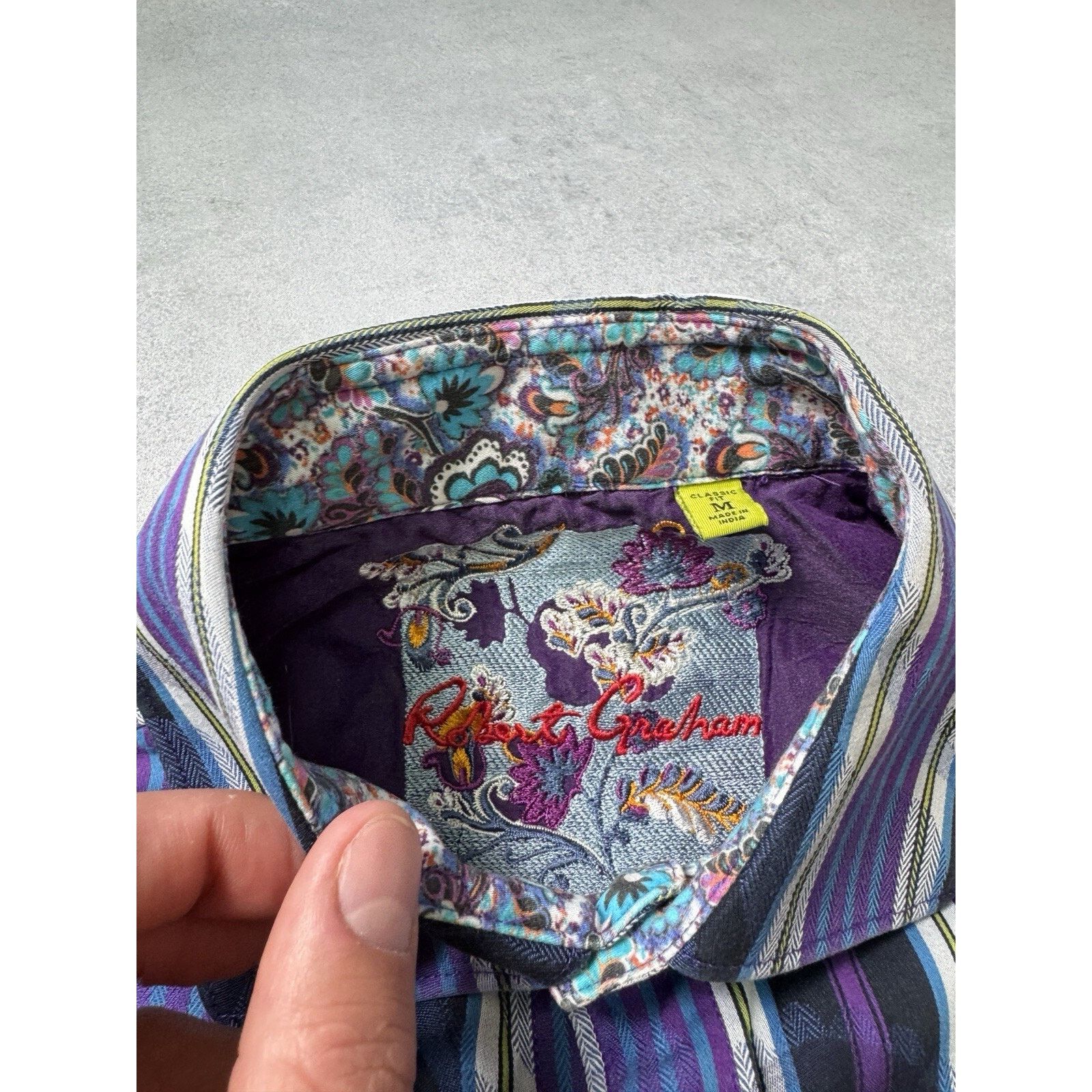 Robert Graham Robert Graham Multicolored Long Sleeve Button Up Shirt Size US M / EU 48-50 / 2 - 13 Thumbnail