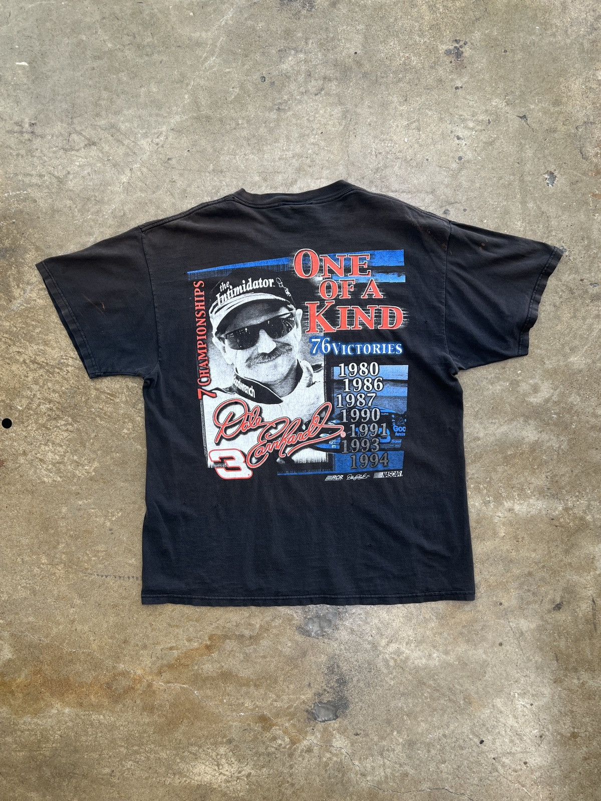 NASCAR Vintage NASCAR 1994 Dale Earnhardt Victories Tee XL Size US XL / EU 56 / 4 - 2 Thumbnail