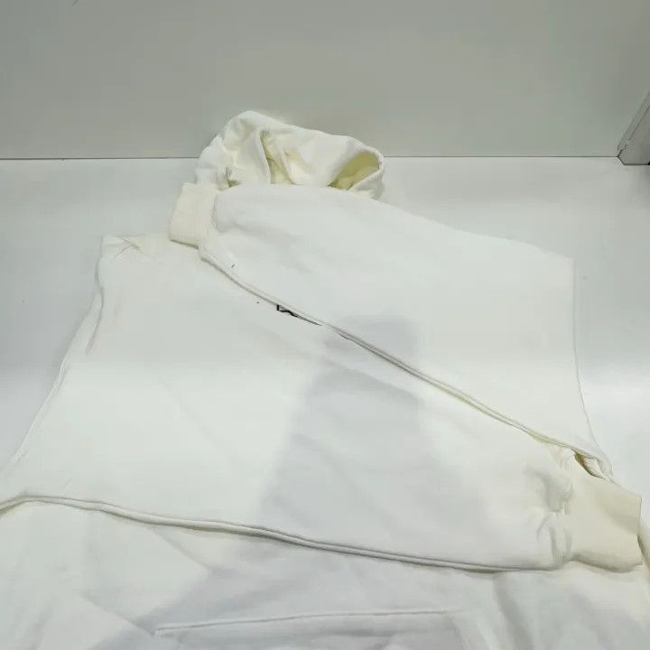 Balenciaga Balenciaga Balenciaga White Logo Hooded Sweatshirt -2507 Size US XS / EU 42 / 0 - 2 Thumbnail