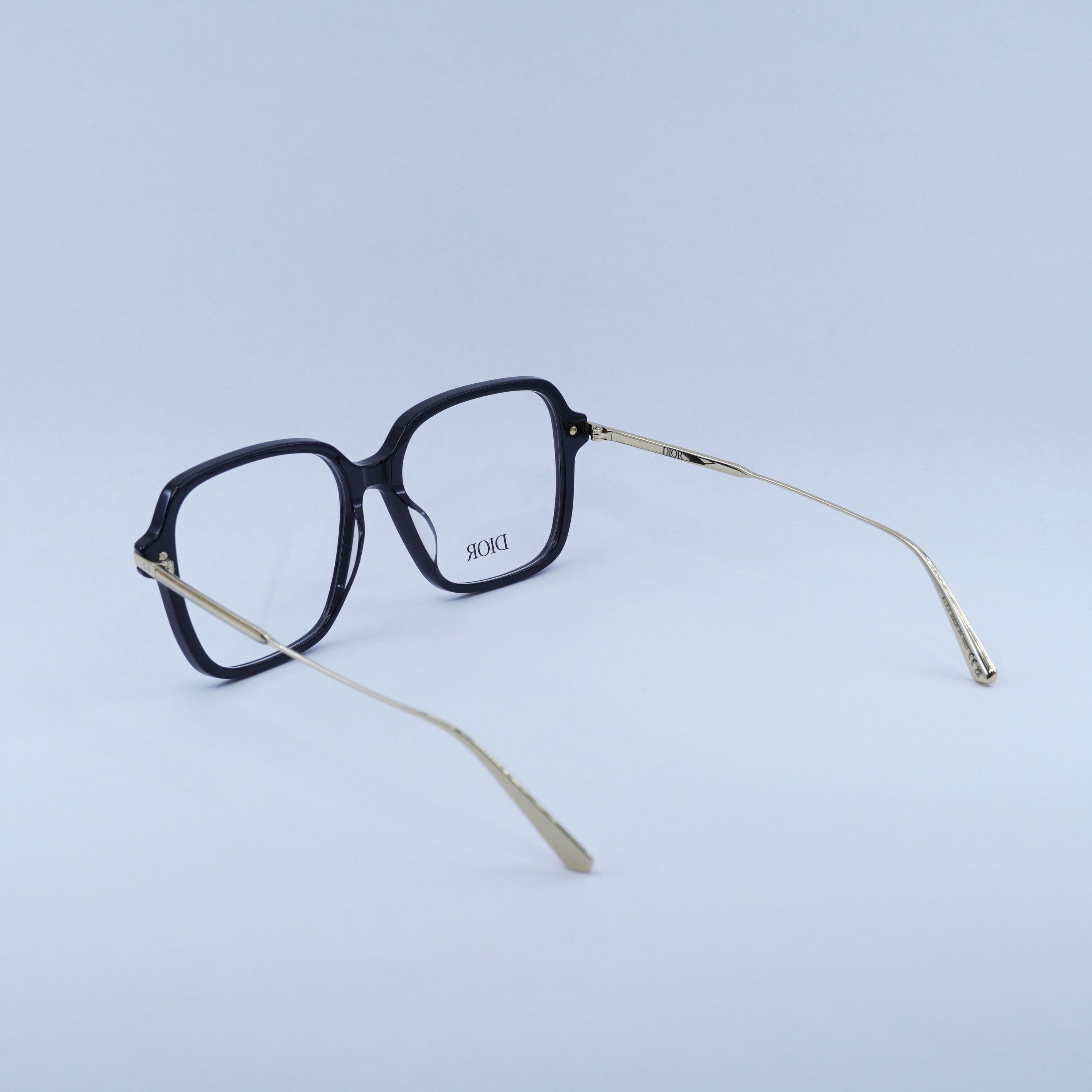 Dior Dior GEMDIORO S5I 1200 Eyeglasses Black 54mm Square Frame Size ONE SIZE - 9 Thumbnail