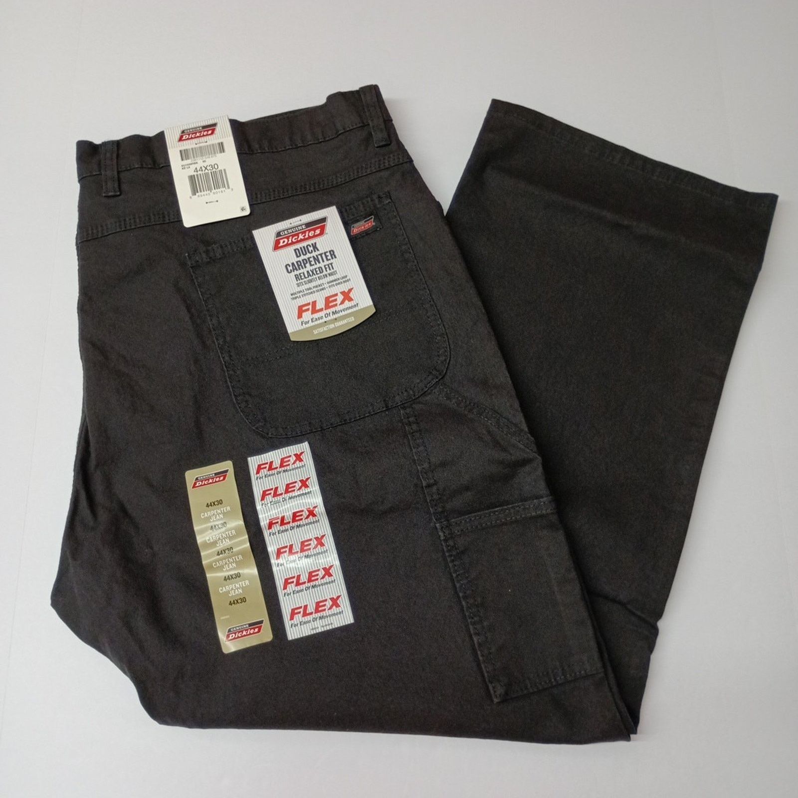 Dickies Dickies Carpenter Pants Mens 44x30 Black Duck Canvas Pockets Size US 44 / EU 60 - 1 Thumbnail