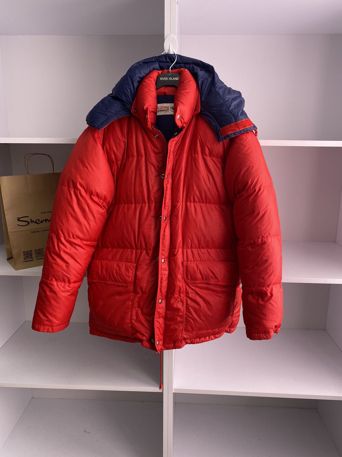 Mammut × Vintage Vintage Mammut puffer Red 90s jacket Size US M / EU 48-50 / 2 - 2 Thumbnail