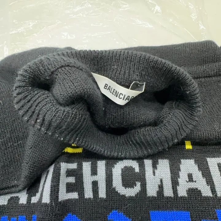 Balenciaga Balenciaga Oversized Wool Blend Sweater for Women 0079-2507 Size XXL / US 16-18 / IT 52-54 - 5 Thumbnail